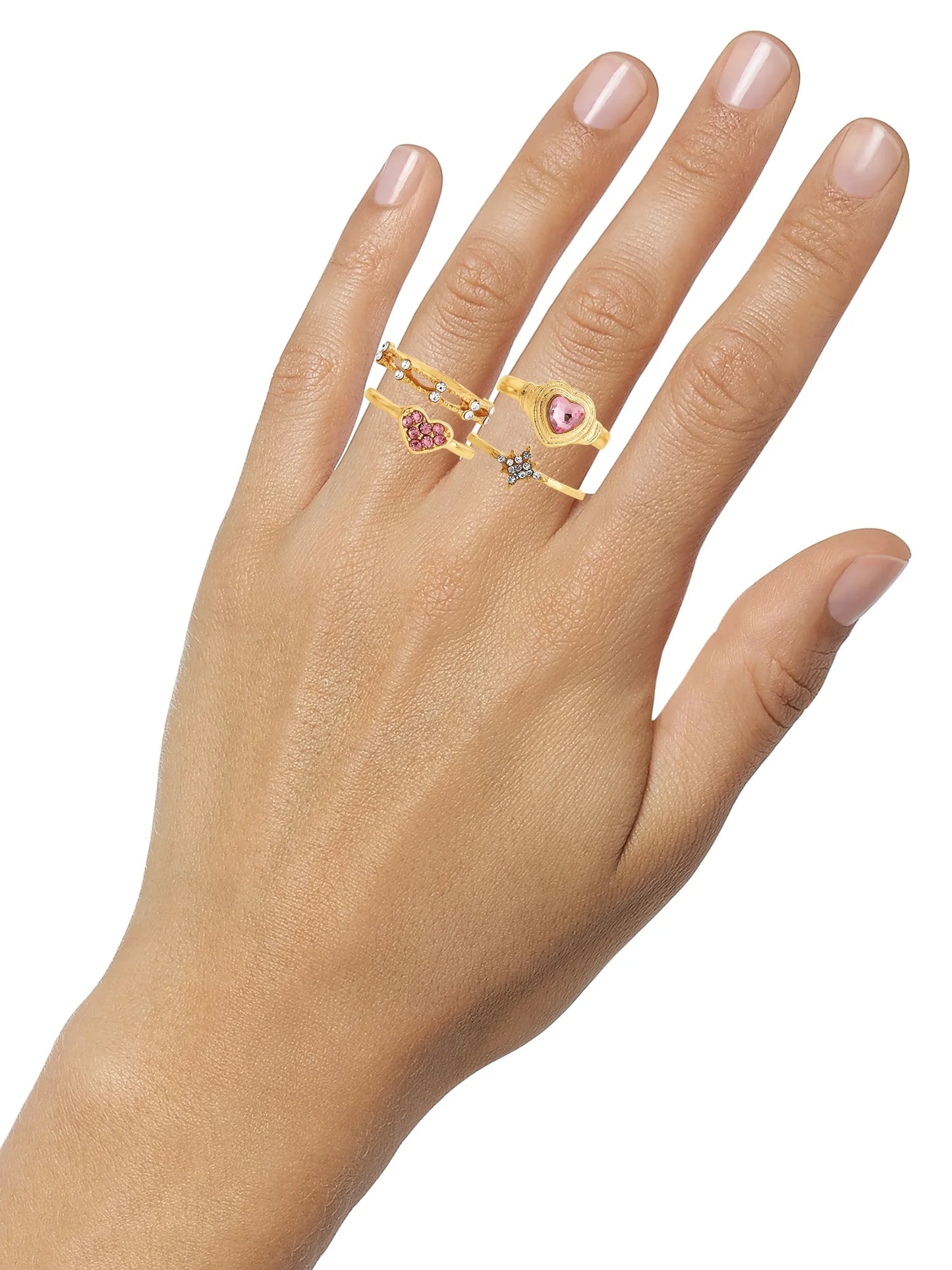 Heart Ring Set