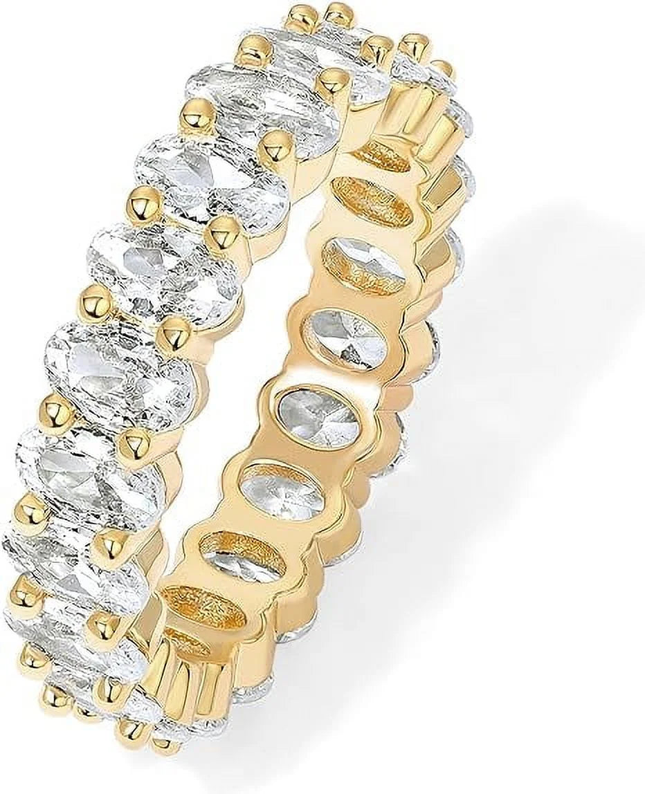 14K Yellow Gold Plated Stackable Love Ring