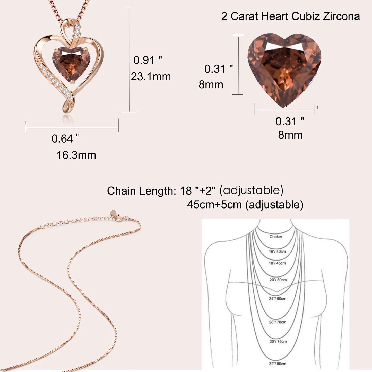Sterling Silver Heart Necklace
