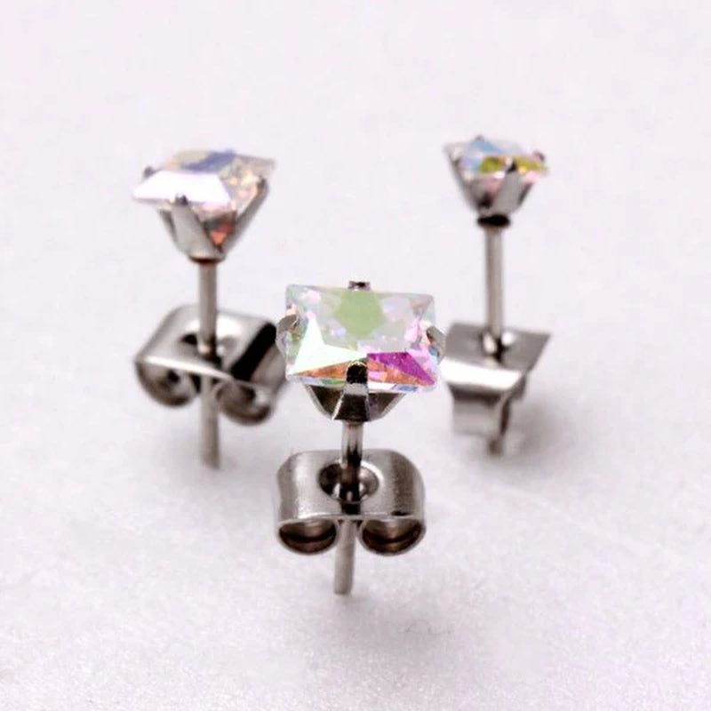 Stainless Steel Aurora Borealis Earrings