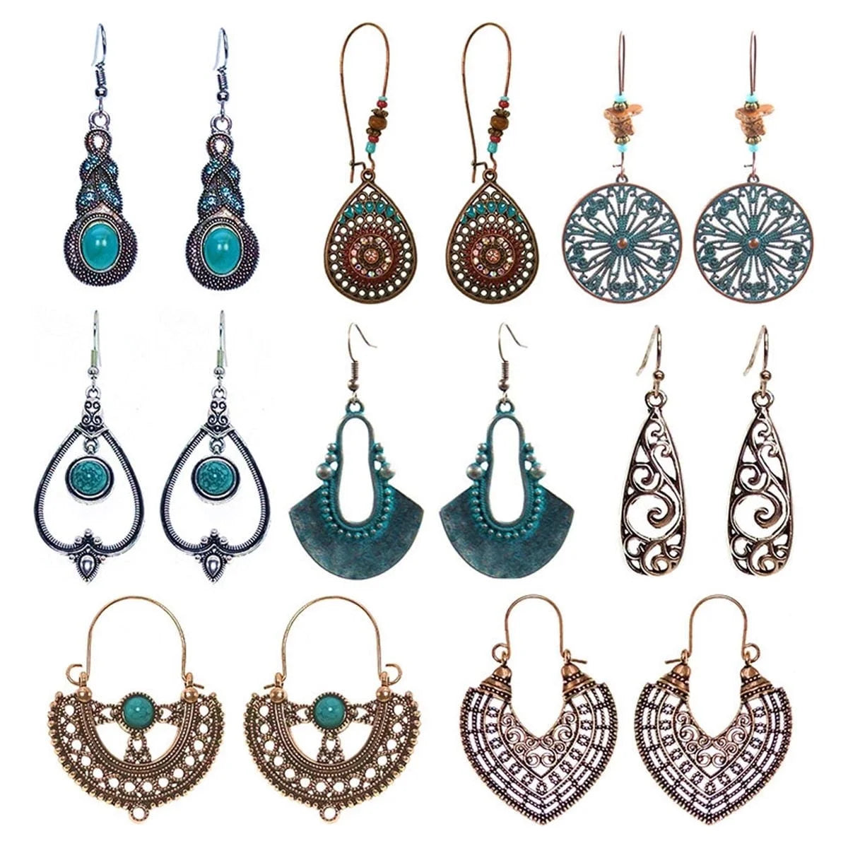 Vintage Dangling Boho Earrings
