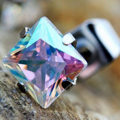 Stainless Steel Aurora Borealis Earrings