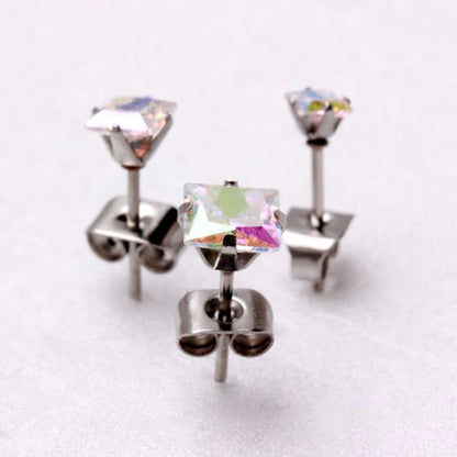 Stainless Steel Aurora Borealis Earrings